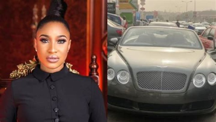 Actress Tonto Dikeh Acquires A Brand New Bentley (VIDEO)