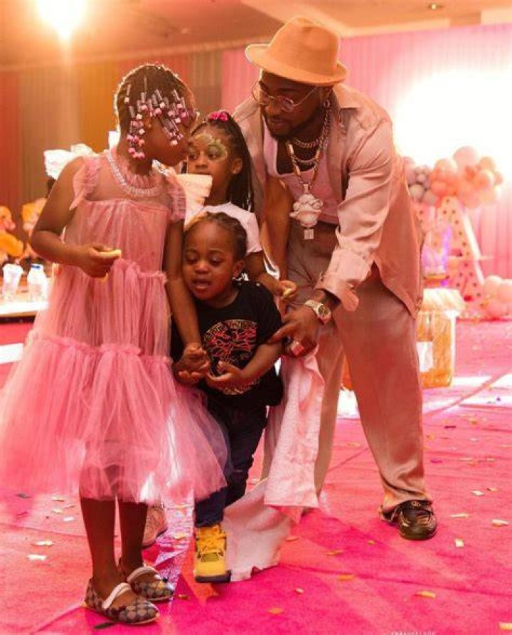 All Photos Of Davido’s 4 Beautiful Children
