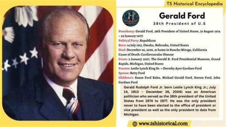 All You Should Know About Gerald Ford: Renowned American Politician