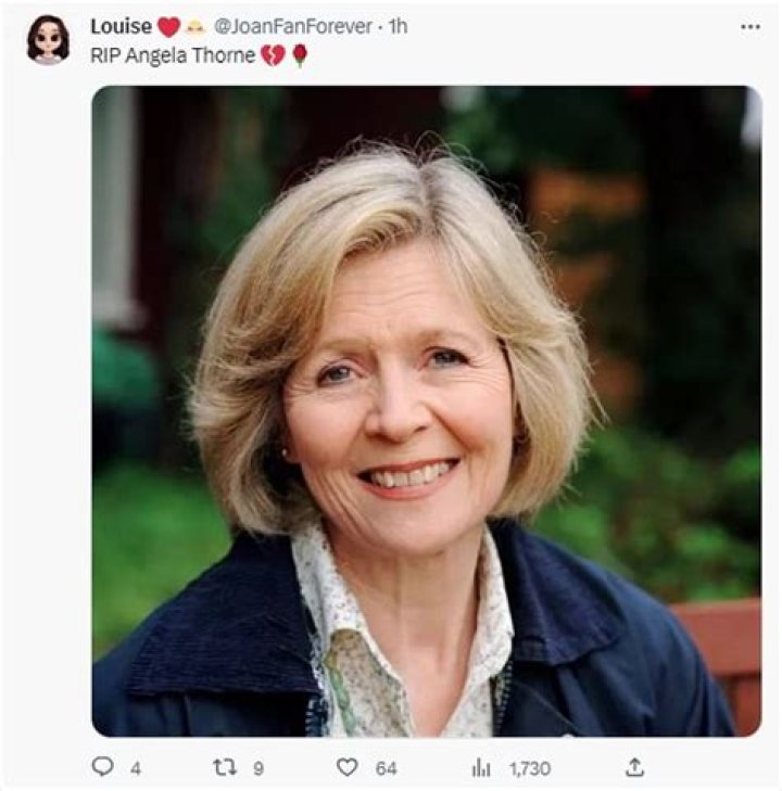 Angela Thorne Cause Of Death, Age, Funeral, Net Worth