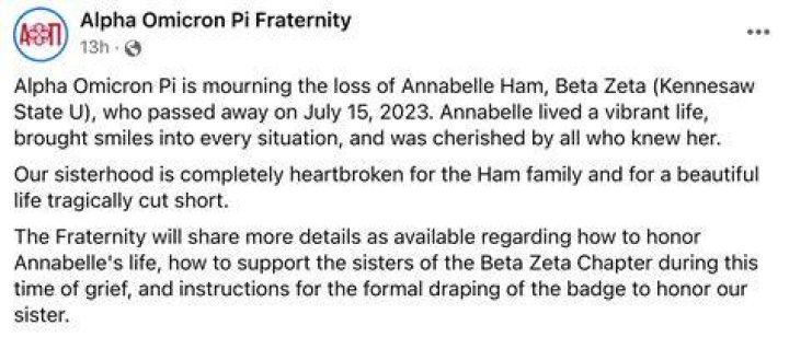 Annabelle Ham Death: When Did Annabelle Ham Die?