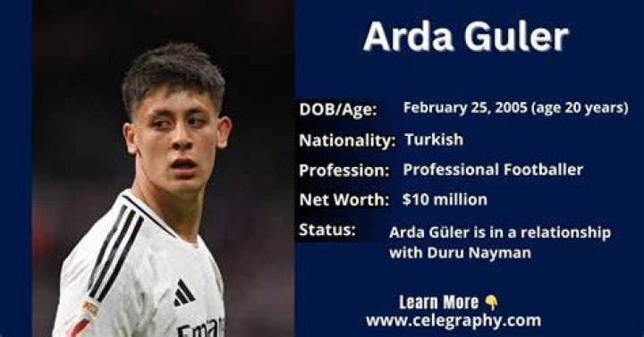Arda Güler Net Worth, Age, Height