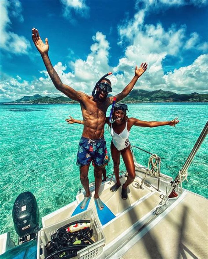 BBNaija Star Mike Edwards Finally Spends Romantic Honeymoon With Wife Perri Shaykes In Mauritius (Photos)