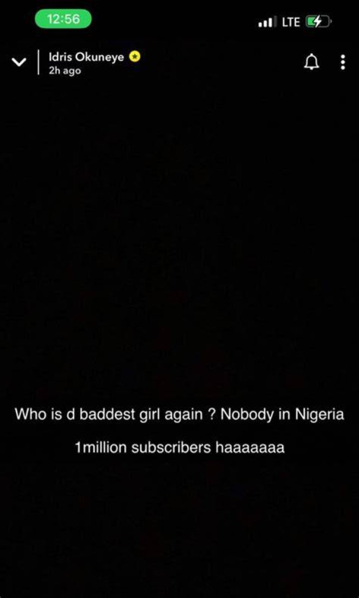 Bobrisky Drags 2nd Most Followed On Snapchat With Burna Boy After Hitting 1 Million Subscribers
