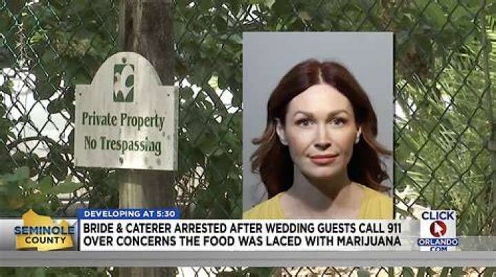 Bride and Wedding Caterer Arrested Secretly Lacing Reception Meal With Cannabis
