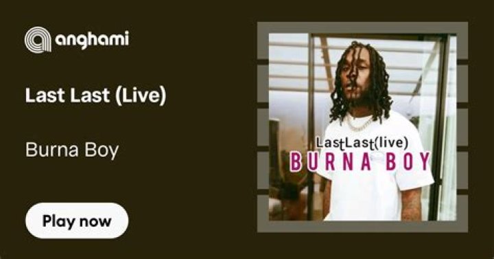 Burna Boy Song "Last Last"