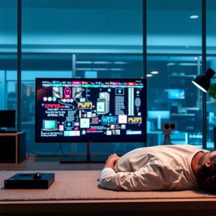 Can a flat screen tv be laid down