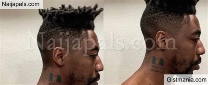 Canadian Rapper Dax Makes Tattoo Of Nigeria Flag On His Neck