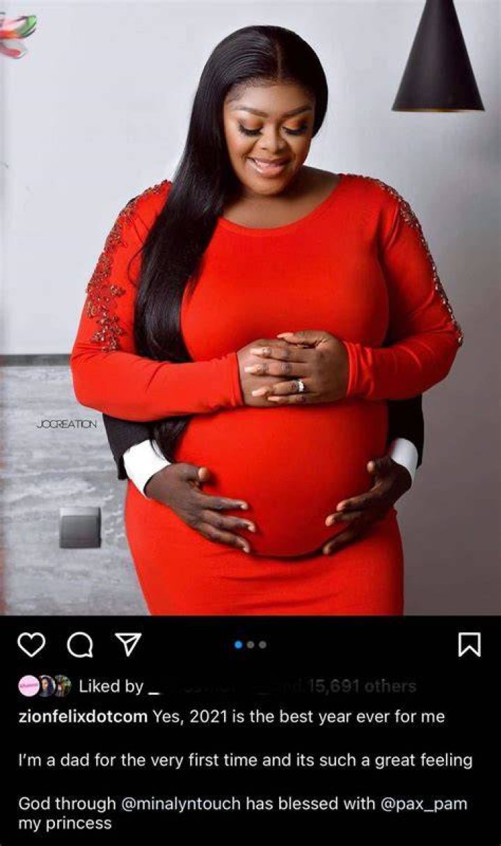 Competition: Zion Felix’s Girlfriend Activates IG Account For Unborn Son Hours After Minalyn Welcomed Her Daughter