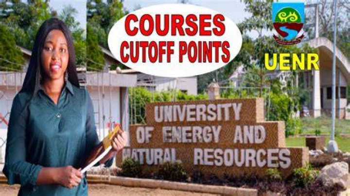 Courses Offered at UENR and Cut-Off Points