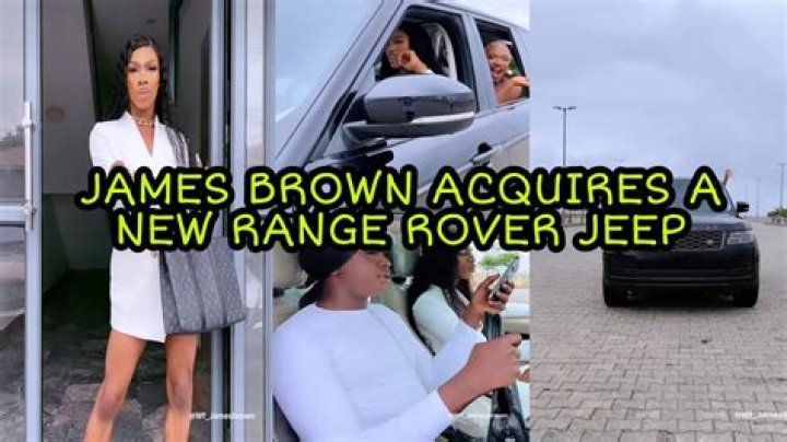Crossdresser, James Brown Acquires A New Range Rover