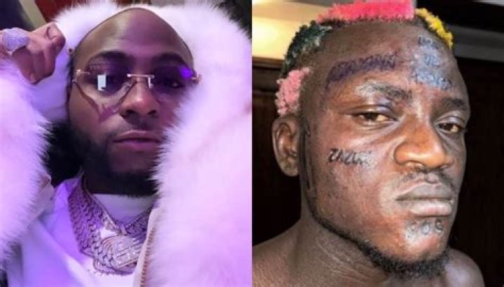 Davido Reacts To Portable’s New Face Tattoos (PHOTO)