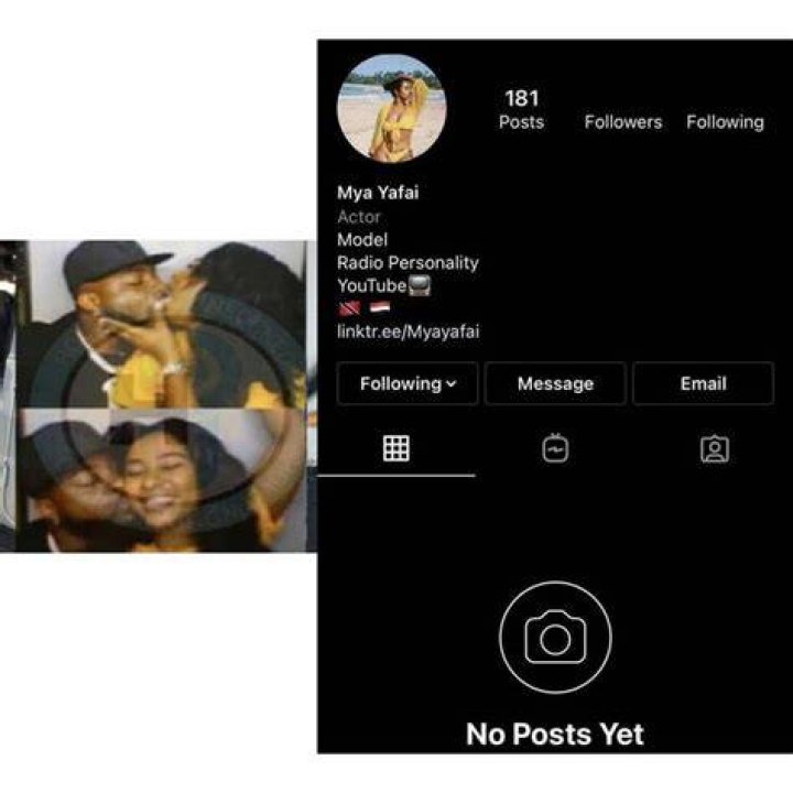 Davido’s New Found Love Mya Yafai Deactivates Instagram Account Amidst Scandals