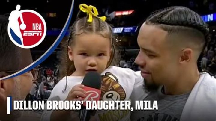 Dillon Brooks Children: Meet Mila Brooks