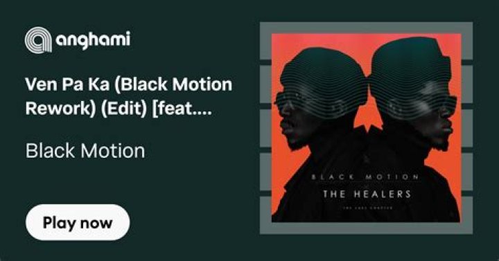 DOWNLOAD: Black Motion – Ven Pa Ka ft Homeboyz