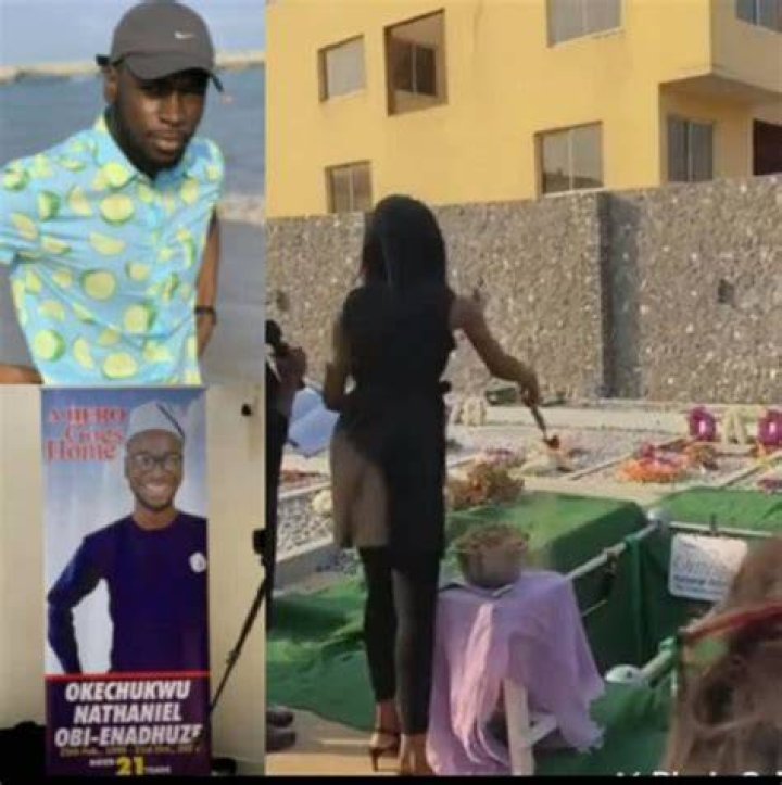 #EndSARS Protester, Oke Who Died 3 Hours After He Tweeted “Nigeria Will Not End Me” From A Gunshot Laid To Rest (Photos/Video)