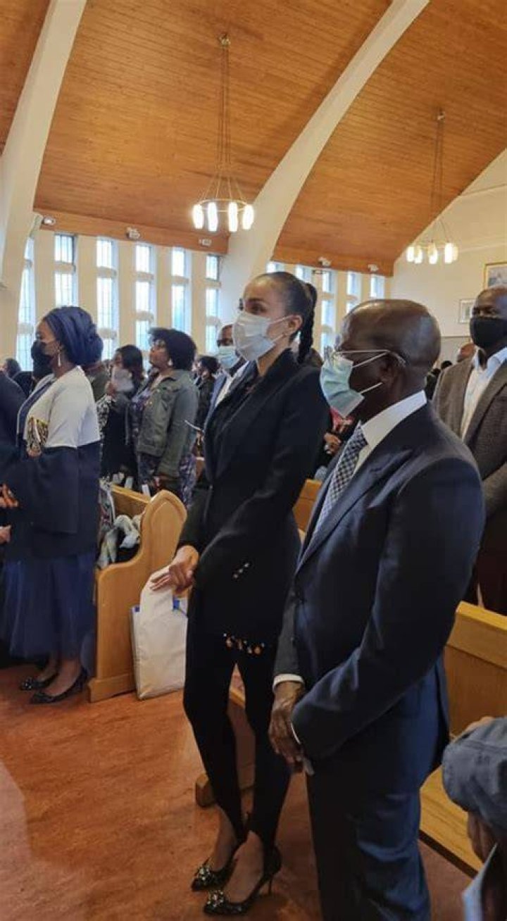 Ex-APC National chairman, Adams Oshiomole’s Wife, Makes First Public Appearance In Months (PHOTOS)