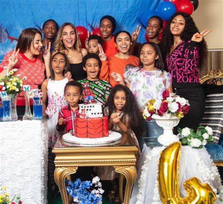 Family Is Everything; Billionaire Ned Nwoko Shares Photo Of His Wives And Children