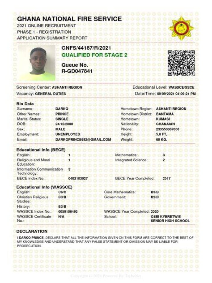 Ghana Fire Service Ranks, Symbols And Recruitment Details