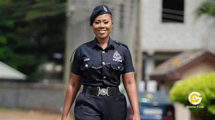 Ghana’s Most Beautiful Policewoman Breaks The Internet With Stunning Photos To Mark 12 Years In Service