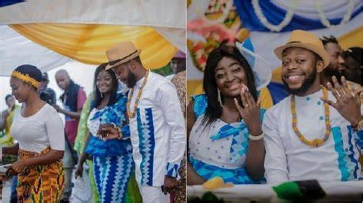 Ghanaian Marine Engineer, Bright Owusu Kumi Marries Longtime Girlfriend At A Plush Wedding (Photos & Videos)