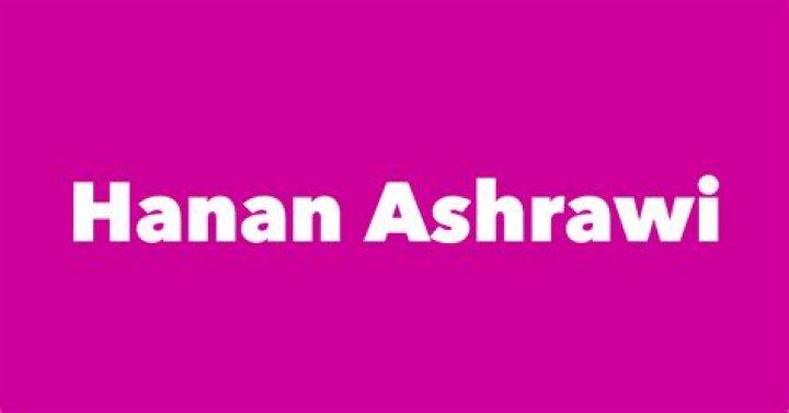 Hanan Ashrawi Children: Meet Amal and Zeina