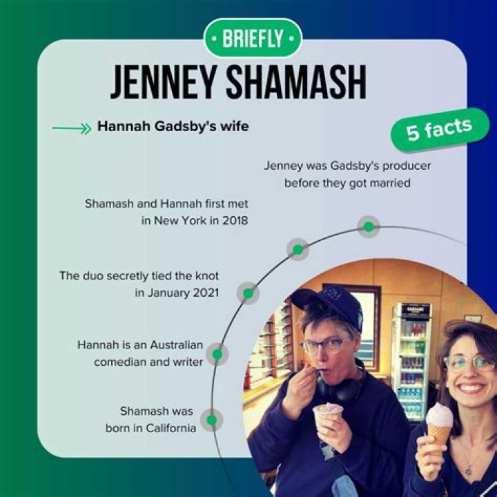 Hannah Gadsby Spouse: Meet Jenney Shamash