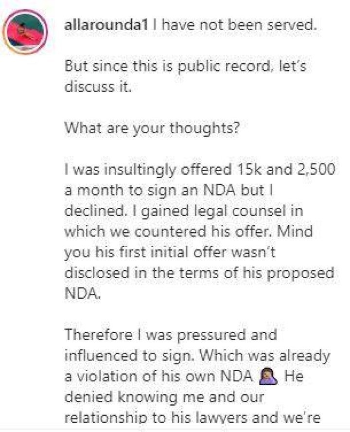 “He Denied Knowing Me” – Dangote’s Mistress Fires Back After Lawsuit