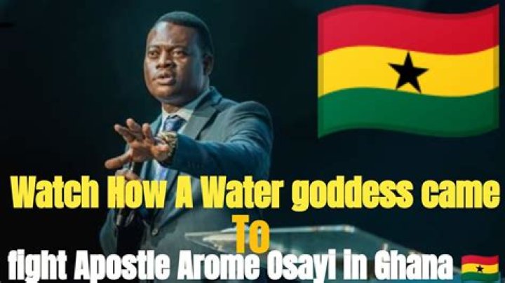 “How A Water Goddess Came To Fight Me In Ghana” – Apostle Arome Osayi Narrates His Ordeal (VIDEO)