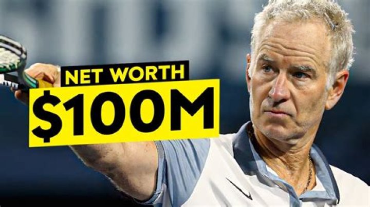 How much is John McEnroe’s net worth today