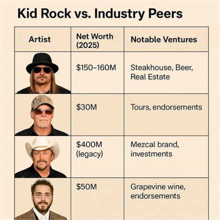 How much is Kid Rock’s net worth today