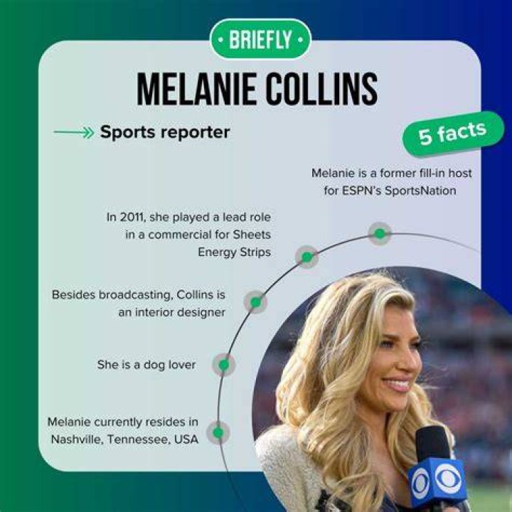 How old is Melanie Collins from CBS Sports Today