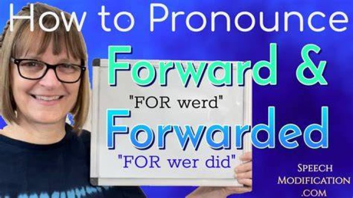 How to pronounce forward