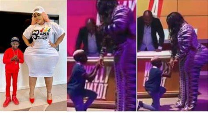 ‘I Have Changed’ – Grand P Apologizes And Proposes To Longtime Girlfriend, Eudoxie Yao On Live TV (VIDEO)