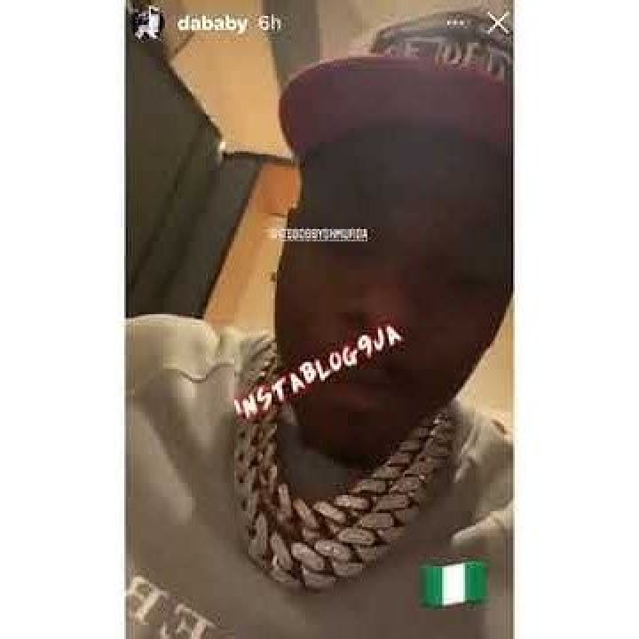 I’m A Naija Boy — US. Rapper DaBaby Declares [VIDEO]