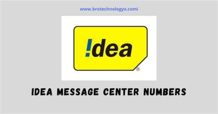 Idea Message Centre Number, All States Idea SMS Centre Number