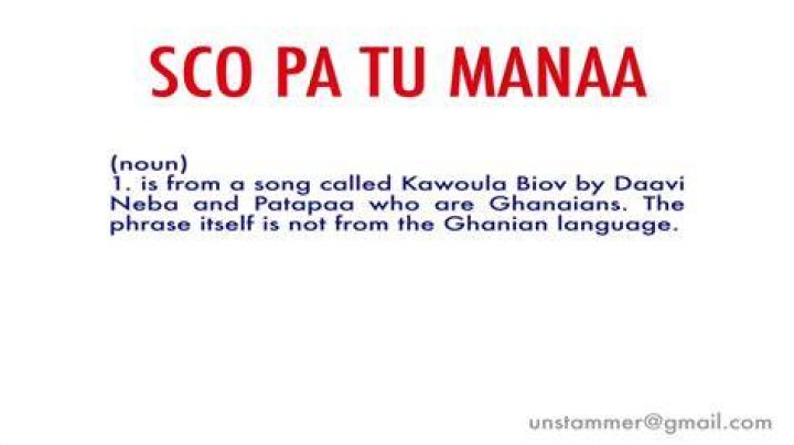 It’s OFFICIAL: Patapaa’s ‘Sco Pa Tu Mana’ Enters Dictionary