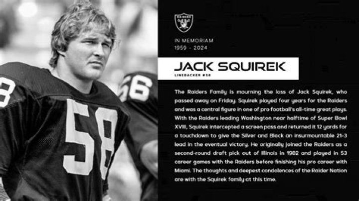 Jack Squirek Death: What Killed Jack Squirek?