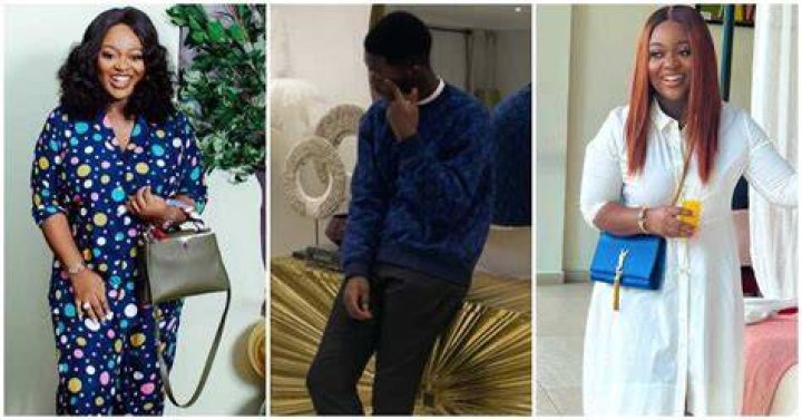 Jackie Appiah’s Son Flaunts Riches, Shows Off Posh Car, Diamonds In New Video