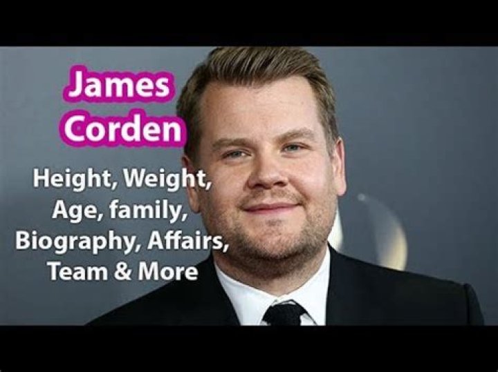 James Corden Net Worth, Age, Height