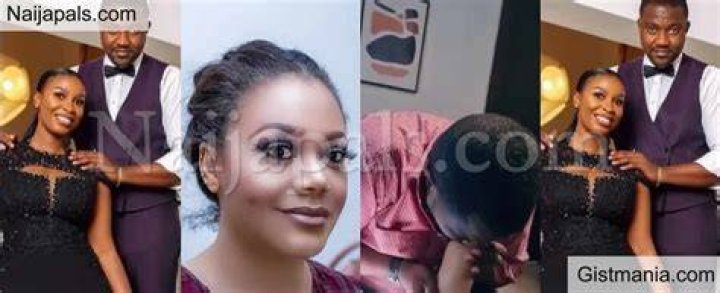 John Dumelo ‘Caught’ By His Wife While He Was Tickling Nadia Buari’s Foot [VIDEO]