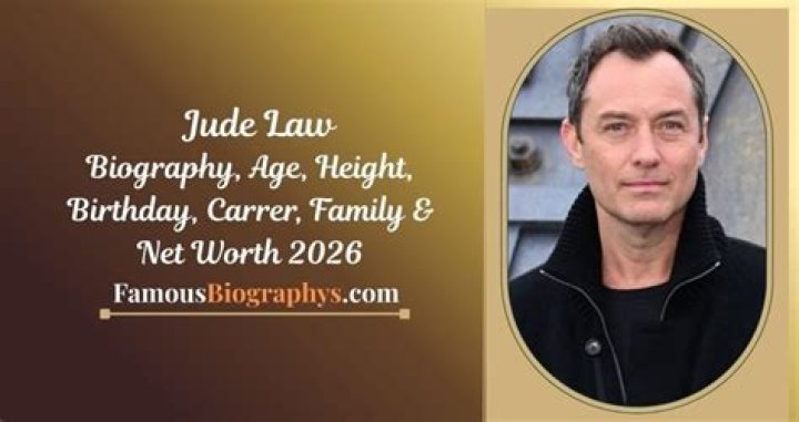 Jude Law Bio, Age, Height, Career, Wife, Children, Net Worth