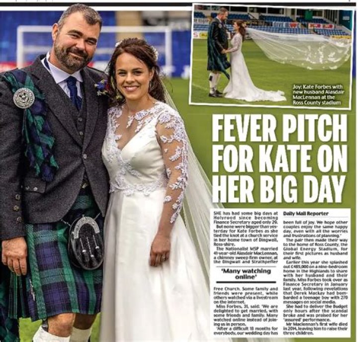 Kate Forbes Husband: Meet Alasdair MacLennan