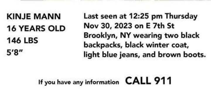 Kinje Mann Missing Update: Has Kinje Mann Been Found?