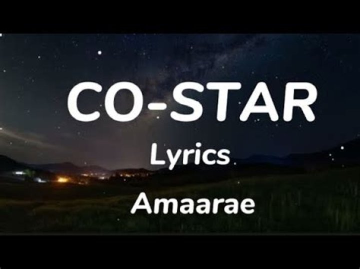 LYRICS: Amaarae – Co-Star