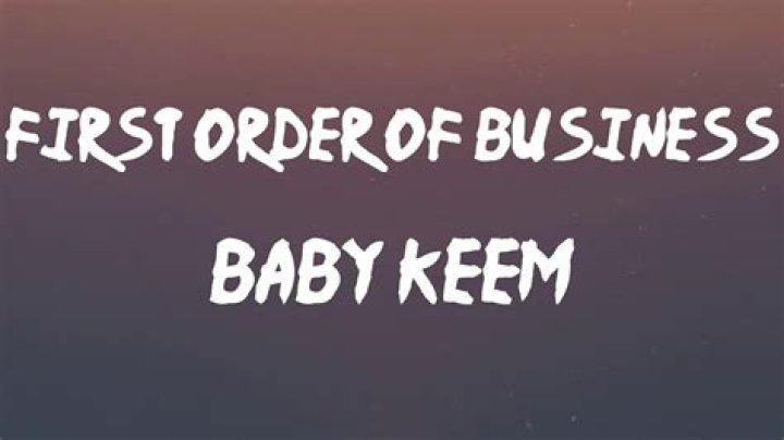 LYRICS: Baby Keem – First Order Of Business