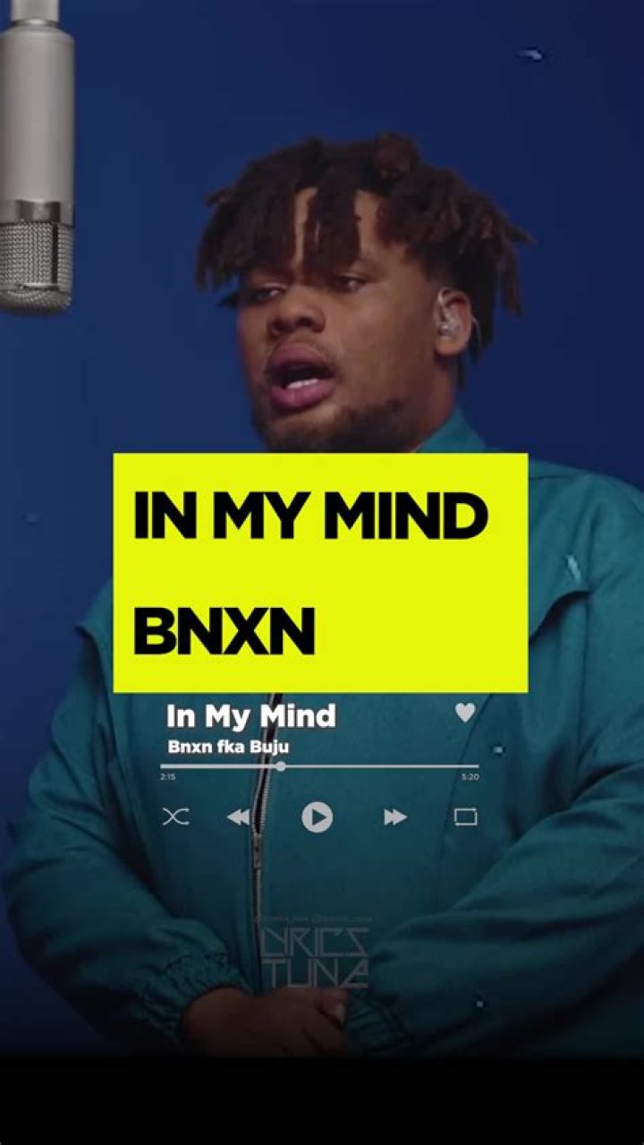 LYRICS: BNXN – In my Mind