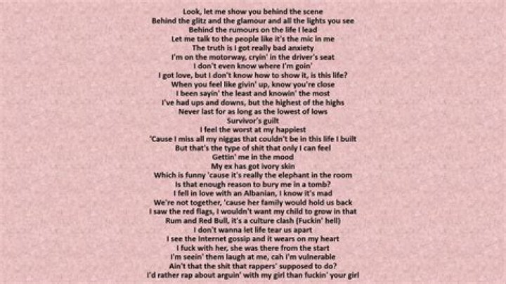 LYRICS: Dave – Survivor’s Guilt