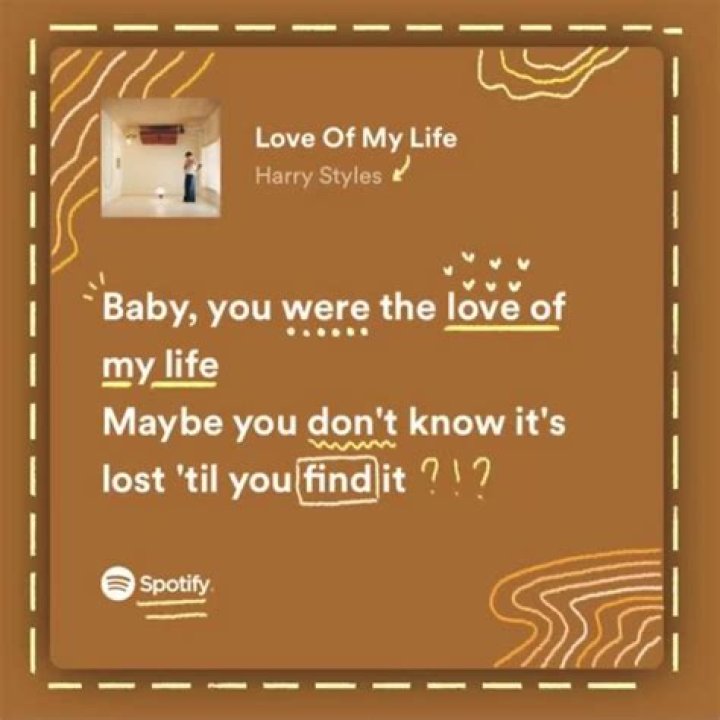 LYRICS: Harry Styles – Love of My Life
