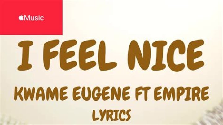 LYRICS: Kuami Eugene – I Fee Nice